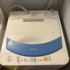 4.2kg洗濯機 2007年製　NA-F42M8