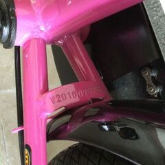 【北見市発】London Taxi ジュニア自転車 V201002576 16インチ ピンク (E2741wY)