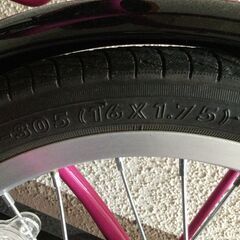 【北見市発】London Taxi ジュニア自転車 V201002576 16インチ ピンク (E2741wY)