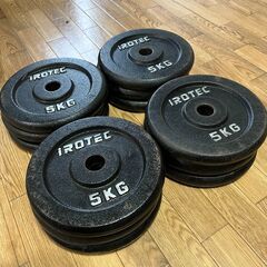 IROTEC社製、各種バーベルシャフト、ダンベルシャフト、プレートを引き取り限定でお売り致します！
