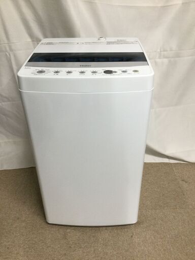 【北見市発】ハイアール Haier 全自動電気洗濯機 JW-C45D 2021年製 白 4.5kg 一人暮らし 家電 (E2747axwY)
