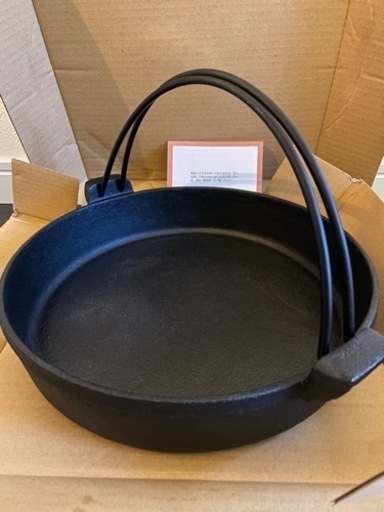 池永　南部鉄器　すき焼き鍋26cm