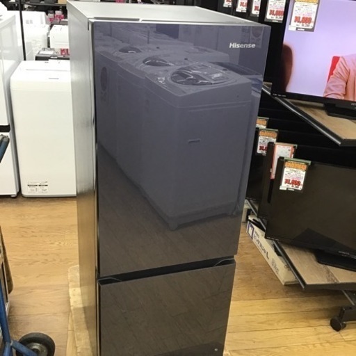 #E-42【ご来店頂ける方限定】Hisenseの2ドア冷凍冷蔵庫です