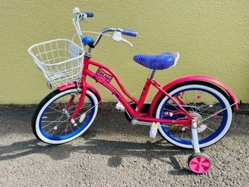 子供用自転車　18インチ　女の子　ピンク