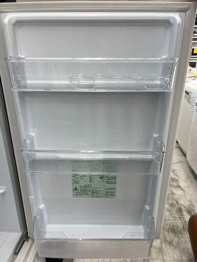 6ヶ月保証付き！！　冷蔵庫　アクア　AQR-20JBK　2019　幅(W)525mm × 奥行(D)593mm ×  高さ(H)1380mm