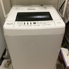 家電 生活家電 洗濯機　2018年