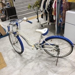 子供用自転車DAIWA24インチLDL01864ホワイト×ブルー...