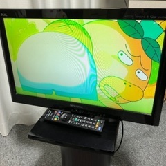 液晶テレビ22インチ　三菱　REAL