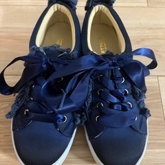 神戸レタス  ブルー色  靴 スニーカー  