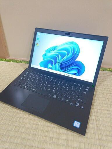 【薄型ハイスペック！core i7搭載ノートPC】最上位core i7 高速SSD256GB メモリ8GB  薄型軽量　SONY　VAIO ノートパソコン pc セットアップ済み すぐに使える 最新Windows11  Wi-Fi 無線LAN  win10 テレワーク　在宅ワークにも◎　持ち運び◎　パソコン ノートパソコン