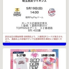 5/19(日)ホークスvsライオンズ戦ピンクフルデー