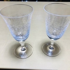 【未使用品】小樽北一硝子製ペアグラス