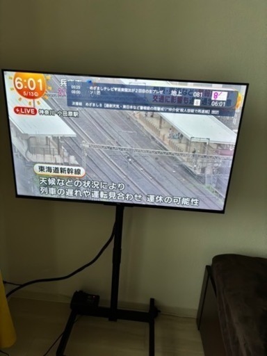 TCL 43P65E 43V型4K対応液晶 チューナーレススマートテレビ e angle 