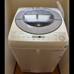 【受け渡し決定】シャープ　SHARP 縦型洗濯機家電 生活家電 洗濯機