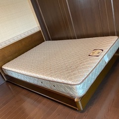 再値下げ　ダブルベット　日本ベッド