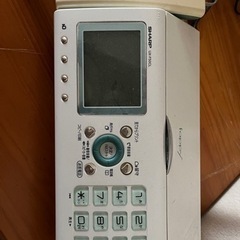 シャープFAX電話　子機一台