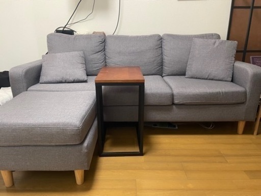 最終値下げ❗️L字ソファ　カウチソファ
