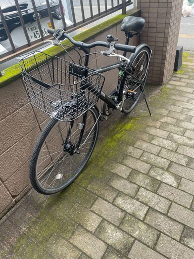 リサイクルショップどりーむ荒田店　No1237 自転車　クロスバイク　ALLEGRESSE　カゴ付き　ギア切り替え付き♪　LEDオートライト付き♪　２８インチ リサイクルショップどりーむ荒田店 No1237 自転車 クロスバイク