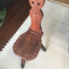 ビンテージ木製スペイン製イス
