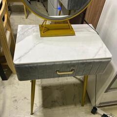 ドレッサー 化粧台 ミラーLED3色切替 グレー