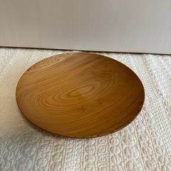 天然木　木皿　直径23.5cm