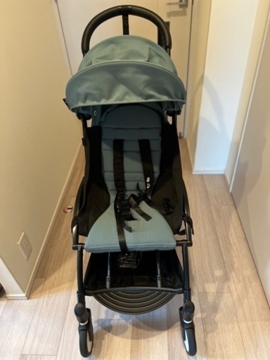 ベビーゼン ベビーカー YOYO2 6+/専用レインカバー ブラックフレーム