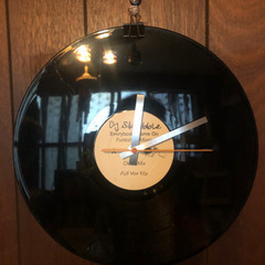 昭和レトロ ヴィンテージ　レコード壁掛け時計