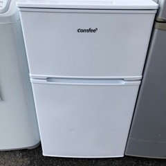 comfee 2022年製 2ドア冷蔵庫 90L RCT90WH