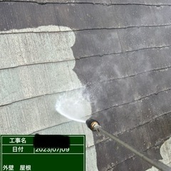 外壁塗装⭐️高圧洗浄の意味 - 大阪市
