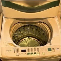 洗濯機　8kg ASW-800SB(W) 