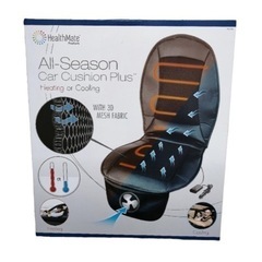 【新品未使用】オールシーズンカークッション メッシュ素材(ヒーター&送風機能)