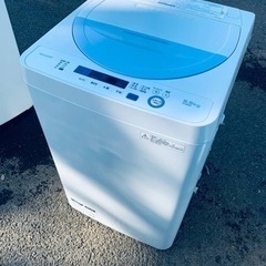 ♦️SHARP 電気洗濯機【2017年製】ES-GE5A-V