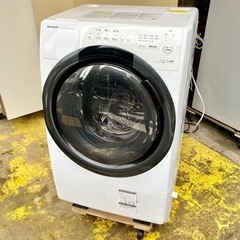 【池上店】  シャープ｜SHARP ドラム式洗濯乾燥機 ホワイト...
