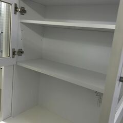 【FU833】★システムキッチンボード  ホワイト&ブラウン  大容量  ファミリータイプ  キッチン家具 収納家具 クリーニング済 堺市 深井 【ジャングルジャングル深井店】 FU833】☆システムキッチンボード ホワイト&ブラウン 大容量