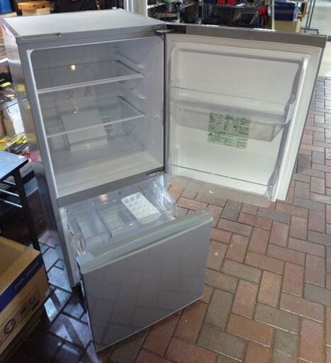 アクア 157L 2ドア冷蔵庫 2016年製 AQR-16E シルバー AQUA 右開き 100L