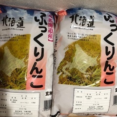 北海道産　玄米のふっくりんこ5キロ✖️2袋🟰合計10キロ