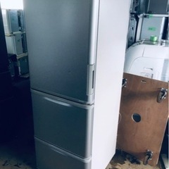 ♦️SHARPノンフロン冷凍冷蔵庫【2022年製】SJ-W356J-S