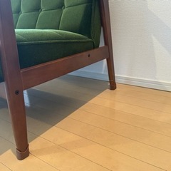 カリモク60 Kチェア2シーター/モケットグリーン
