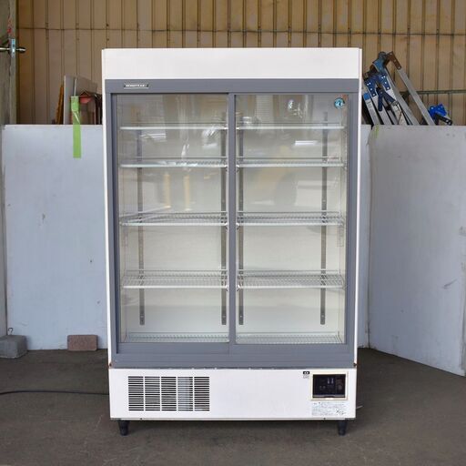 【ヤ取終了6/20】≪yt1303ジ≫ ホシザキ リーチイン冷蔵ショーケース RSC-120CT-1 幅120cm スライド扉 AC100V 2013年製造 現状品 60324-03