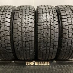 タイヤ走行短め【DUNLOP WM02 205/65R15】スタッドレス【EURO SPEED 15インチ 6J5HPCD114.3+50】21年製 ステップワゴン ストリーム等 MTY44クレジットカード QRコード決済可能