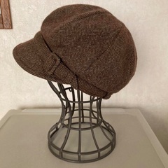 茶色キャスケット ハンチング 帽子