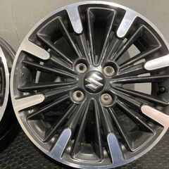 SUZUKI スズキ スペーシアカスタム 純正ホイール 15インチ 4本 4.5J4HPCD100+45 ハスラー等にも　(MHD142) クレジットカード QRコード決済可能
