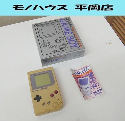 Nintendo 初代 ゲームボーイ DMG-01 元箱・説明書付き 動作確認済み GB ゲーム機 携帯ゲーム ニンテンドー GAME BOY 札幌市 清田区 平岡