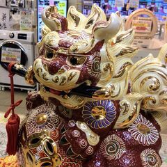 九谷焼｜10号 剣獅子 置物 