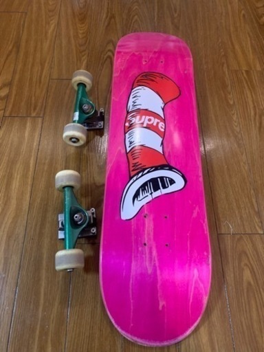 supreme スケートボード cat in the hat