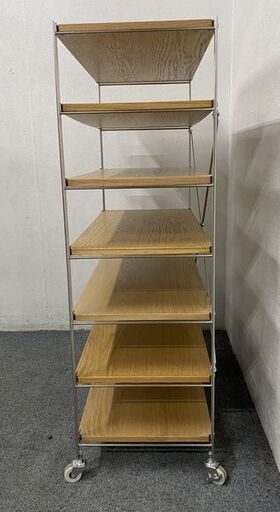 無印良品 ステンレスユニットシェルフ・オーク材棚セット 無印良品