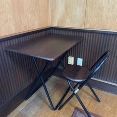 折りたたみテーブル・椅子セット