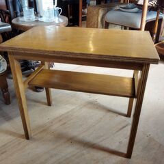 レトロ サイドテーブル コーヒーテーブル 木製テーブル　/HJ-...