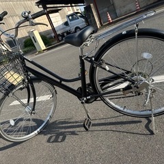 【ネット決済・配送可】◯自転車 ママチャリ オートライト 26インチ◯