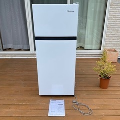 【極美品】ハイセンス2023年製 ノンフロン冷凍冷蔵庫 124L...
